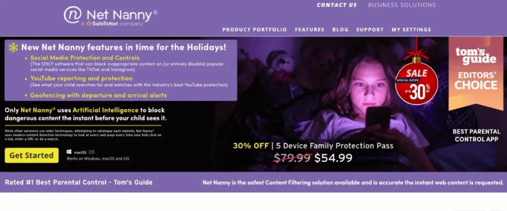 Parental control app-NetNanny-Shopclearly